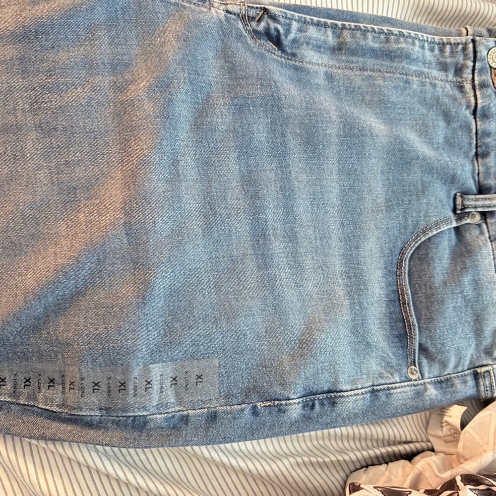 American Eagle Outfitters Blue Straight Leg Jeans